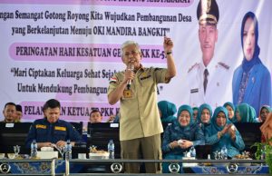 Canangkan BBGRM 2023, Bupati OKI Ajak Pelihara Budaya Gotong Royong