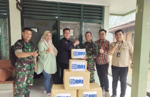 Bank BRI Cabang Kayuagung, Bantu Peralatan Penanganan Karhutlah ke Kodim 0402 OKI