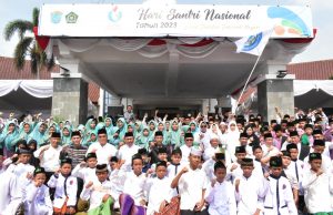 Peringatan Hari Santri di OKI, Kiyai dan Santri Gelar Istighosah dan Doa Bersama