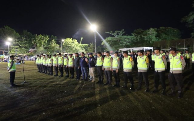 Pengamanan konser oleh kapolres lubuk linggau