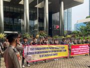 Terkait Dugaan Korupsi di Biro Umum Perlengkapan Sumsel serta PT Pusri, G-Maki Gelar Aksi Damai di KPK