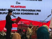 Asmar Wijaya Resmi Dilantik Sebagai Pj. Bupati OKI, Ini Pesan Agus Fatoni