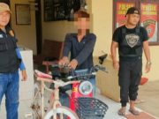 Polsek Sungai Menang Tangkap Pencuri Motor Listrik dan Sepeda Ontel