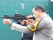 Agar Mahir Gunakan Senpi, Wakapolda Bersama PJU Polda Sumsel Adakan Latihan Menembak