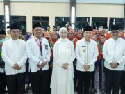 Bersama Pj. Gubernur Sumsel, Anita Noeringhati Lepas Keberangkatan 445 CJH