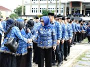 Pemkot Pangkalpinang Gelar Upacara Hari Kesadaran Nasional Dan Halal Bihalal Idul Fitri 1445 H