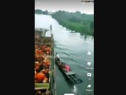 Viral, Aksi Diduga Bajak Laut Terjadi di Sungai Menang OKI