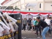 Polres OKI Adakan Apel dan Simulasi Sispamkota Jamin Keamanan Pilkada 2024