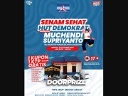 Ayo Ramaikan, Senam Sehat Bertabur Hadiah yang Digelar Demokrat OKI