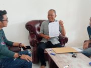 Kuncoro Berikan Keterangan Kasus Penggelapan Uang Tabungan Anggota KUD Marga Mulya di Polres OKI