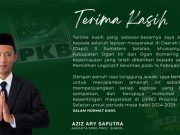 Resmi Jadi Anggota DPRD Sumsel, Aziz Ary Saputra Ucapkan Terima Kasih Kepada Para Pemilih