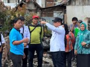 Sampaikan Duka Mendalam, Pj Wali Kota Tinjau Korban Kebakaran di 10 Ilir
