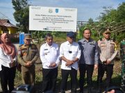 Amankan Aset, Pemkab dan Kejari OKI Pasang Plang di Hutan Kota