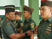 Dandim 0402/OKI Pimpin Acara Korps Raport Kenaikan Pangkat