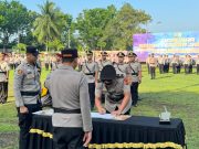 Rotasi Jabatan di Polres OKI, Kapolres Lantik Sejumlah Pejabat Baru