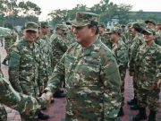 Momen Prabowo Ajak Gibran dan Menteri Hujan-hujanan di Akmil Magelang