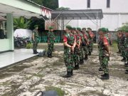 Matangkan Kesiapan Jelang Pilkada, Danramil 402/03 SP Padang Gelar Apel Siaga Pasukan