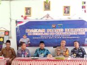 Polres OKI Adakan Kegiatan Makan Siang Bergizi di SDN 1 Pulau Gemantung Ulu