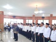 Pemkab OKI Deklarasikan Pilkada Damai Sekaligus Kukuhkan FPK dan FKDM