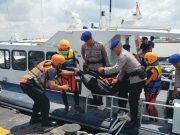 Kapolsek dan Kanit Reskrim Air Sugihan Jadi Korban Tabrakan Speedboat dan Jukung