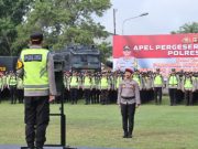 Gelar Apel Pergeseran Pasukan, Polres OKI Siap Amankan Pilkada 2024