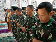 Pererat Silaturahmi, Dandim 0402/OKI Sholat Subuh Berjamaah di Masjid Binaan