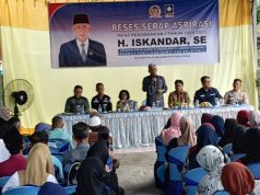 Antusias Tinggi Warga SP Padang Sambut Reses Anggota DPR RI H. Iskandar SE
