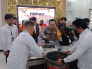 Polrestabes Palembang Musnahkan Barang Bukti Sabu 2,1 Kilogram