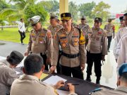 Polres OKI Tingkatkan Profesionalisme Personel dengan Pemeriksaan Senjata Api