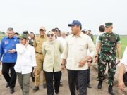 Dandim 0402/OKI-OI Dampingi Kunker Wamentan RI di Kabupaten Ogan Ilir
