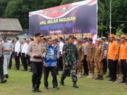 Polres OKI Gelar Apel Pasukan Operasi Lilin Musi 2024