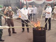 Kejari OKI Musnahkan Barang Bukti yang Telah Inkracht Periode Agustus-Desember 2024
