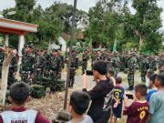 Warga SP Padang Sambut Hangat Peleton Beranting Yudha Wastu Pramuka Jaya 2024 Jajaran Kodam II/Sriwijaya