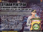 Polres OKI Buka Layanan Penitipan Kendaraan Bermotor Selama Nataru