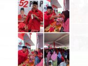 HUT PDIP ke-52, Askolani Jasi Bagikan Santunan Anak Yatim dan Lansia