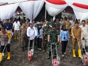 Dandim 0402/OKI-OI Hadiri Acara Penanaman Jagung Serentak di Ogan Ilir