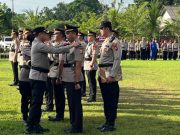 Kapolres OKI Pimpin Upacara Pelantikan Pejabat Baru