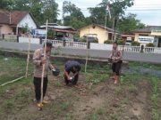 Polsek SP Padang Dorong Pemanfaatan Lahan Produktif untuk Ketahanan Pangan Nasional