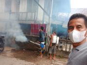 Cegah DBD Meluas, Kades Juanda Pimpin Langsung Fogging