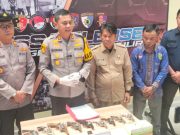 Warga Sungai Menang Serahkan Senpira ke Polisi, Kapolres OKI Berikan Apresiasi