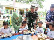 Dukung Program Pemerintah, Kodim 0402/OKI Laksanakan Program Dapur Masuk Sekolah
