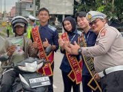 Berbagi Berkah Ramadhan, Satlantas Polres OKI Salurkan Takjil dan Sembako
