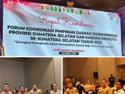 Bupati Banyuasin Hadiri Rakor Forkopimda Se-Sumsel