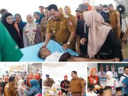 HUT Ke-18 Kelurahan Kedondong Raye, Bupati Askolani Buka Bazar Kurma serta Khitan Massal