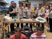 Polres Ogan Ilir Gelar Razia Kampung Narkoba di Desa Sekonjing