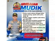 Kapolres OKI Imbau Pemudik Memperhatikan Aspek Keselamatan