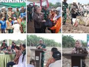 Konsisten Dukung Swasembada Pangan, Wabup Banyuasin dan Danrem 044/Gapo Tanam Padi Gogo