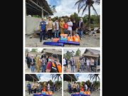 Wabup Banyuasin Tinjau Lokasi Kebakaran di Sungai Pinang dan Salurkan Bantuan
