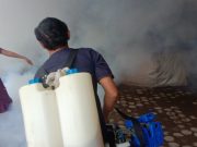 Kades Berkat Gencar Lakukan Fogging, Antisipasi Terjangkitnya DBD di Wilayah Desanya