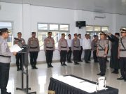 Kapolres OKI Pimpin Sertijab Kapolsek Teluk Gelam dan Jejawi